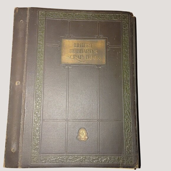 Elbert Hubbards Scrap Book Roycrofters 1923 Leather Bound Edition Hardcover - Picture 1 of 15